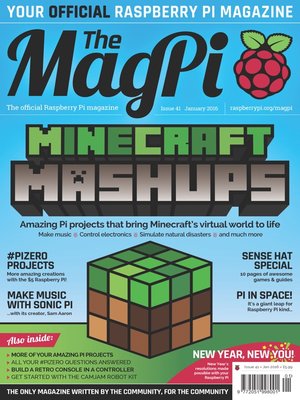 cover image of The MagPi Issue 41 Jan. 2016
